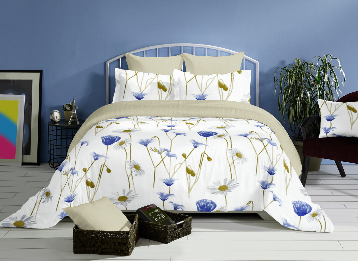 Elegance 100% Cotton Super King Size Bedsheet