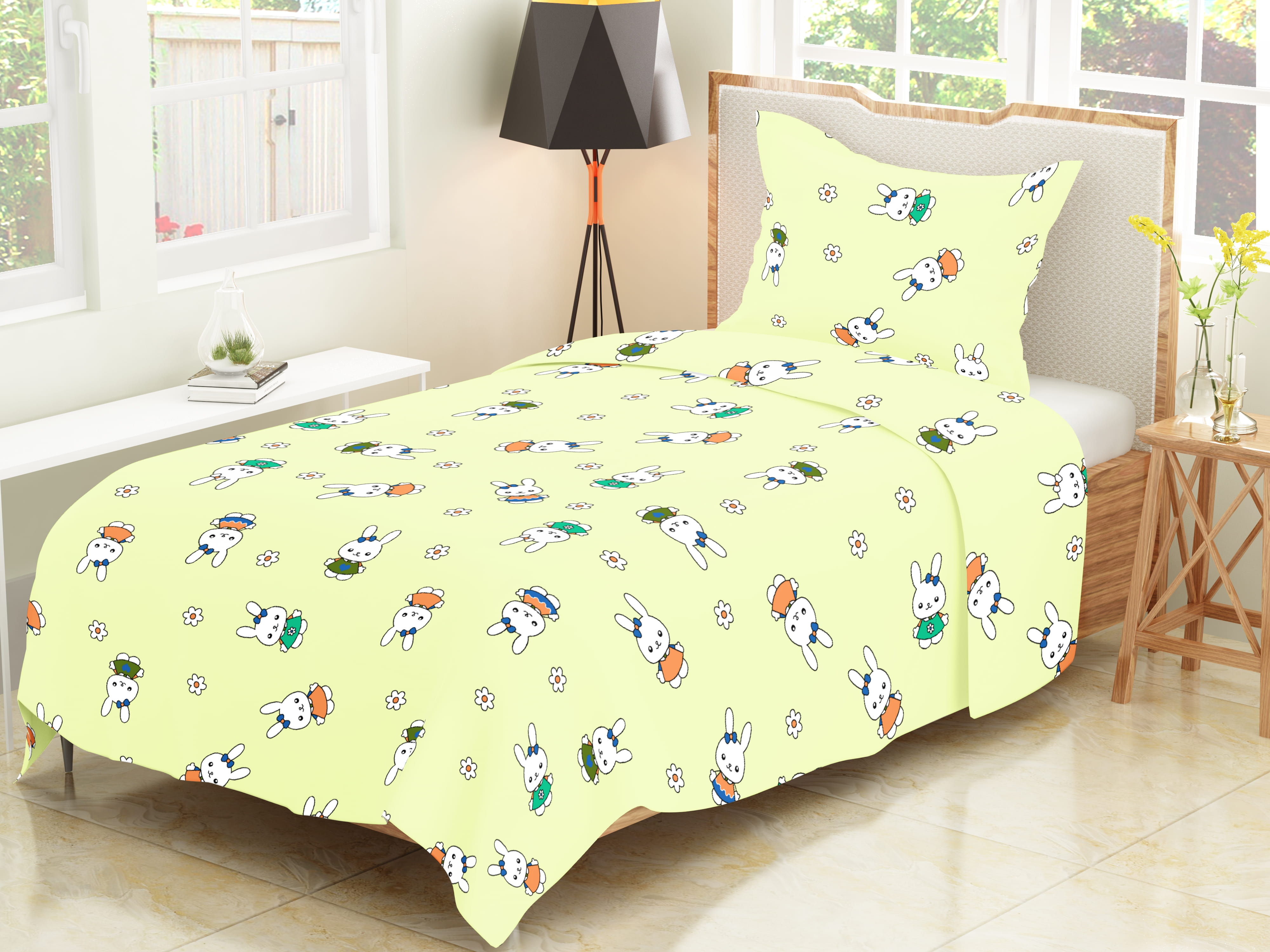 Cartoon print bedsheet best sale