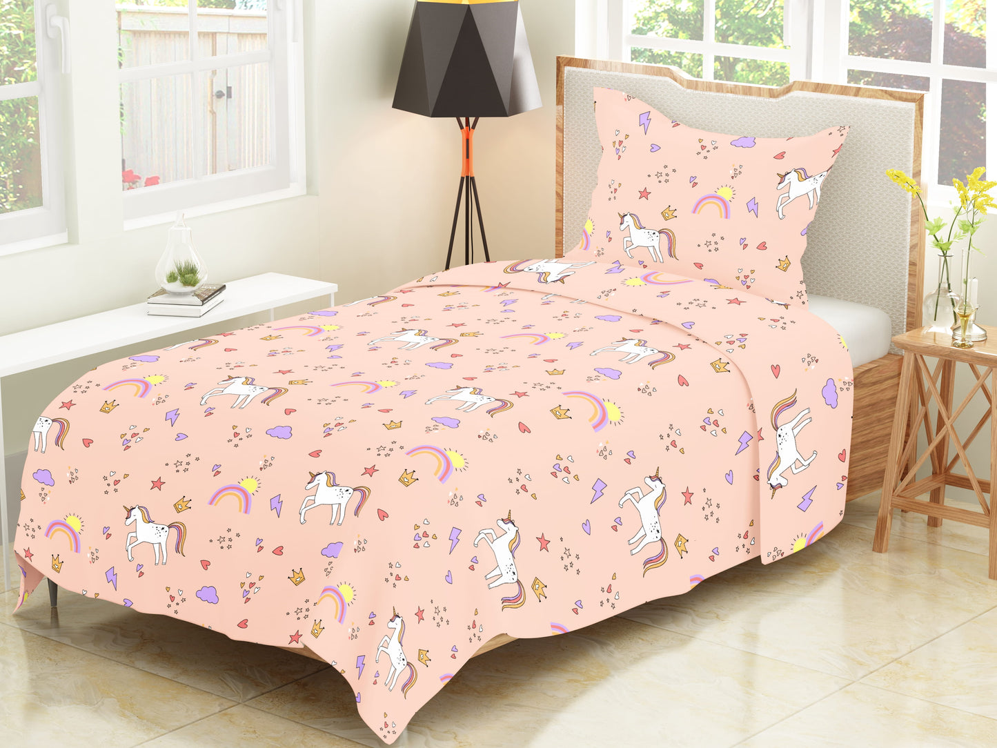 Magical Unicorn Bedsheet for Kids - Enchant Dreams with Delight