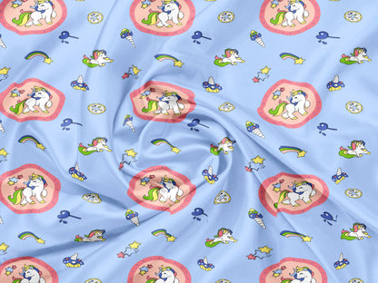 Embrace the Magic: Unicorn-Themed Bedsheet for Kids